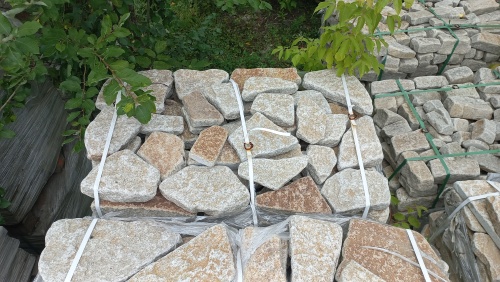 Гранитный плитняк галтованный для парковки купить в Улан-Удэ