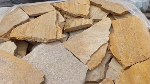 Плитняк златолит жёлтый для цоколя купить в Улан-Удэ