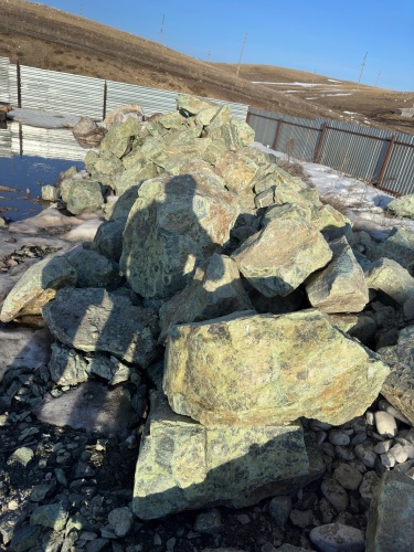 Камни для ландшафтного дизайна зелёные 10-60 килограмм купить в Улан-Удэ