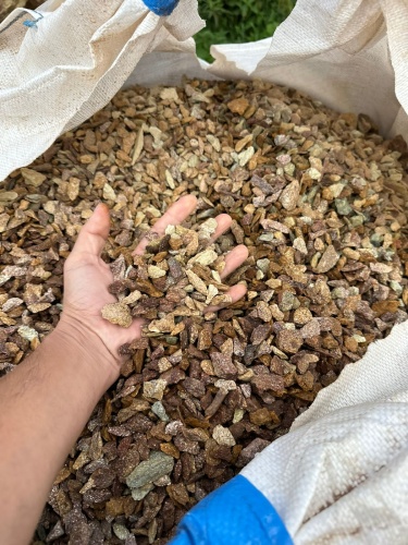 Златолит персиковый декоративная каменная крошка купить в Улан-Удэ