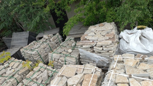 Гранитный плитняк галтованный для парковки купить в Улан-Удэ