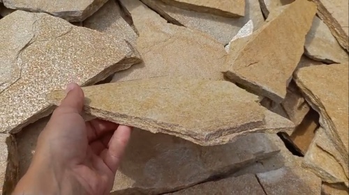 Плитняк златолит жёлтый для фасада 1,5-3 см купить в Улан-Удэ