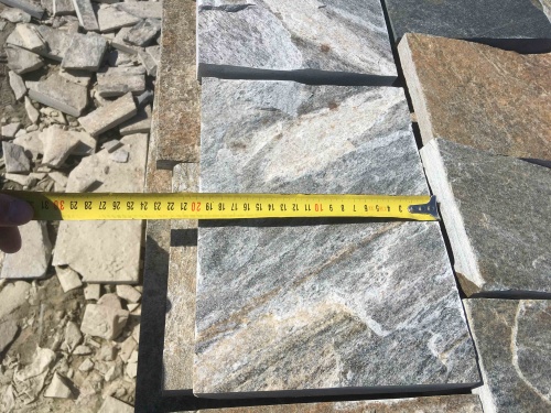 Плитка пилёная златолит Уральский для цоколя, отмостки купить в Улан-Удэ